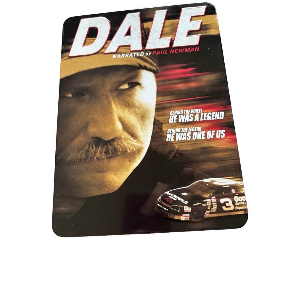 🔥Dale‎ Earnhardt NASCAR Collectible 6 DVD Box Set Narrated by Paul Newman EC 🔥
